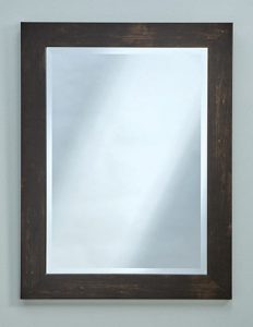 wood styled mirrors
