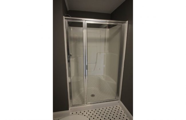 framed shower door
