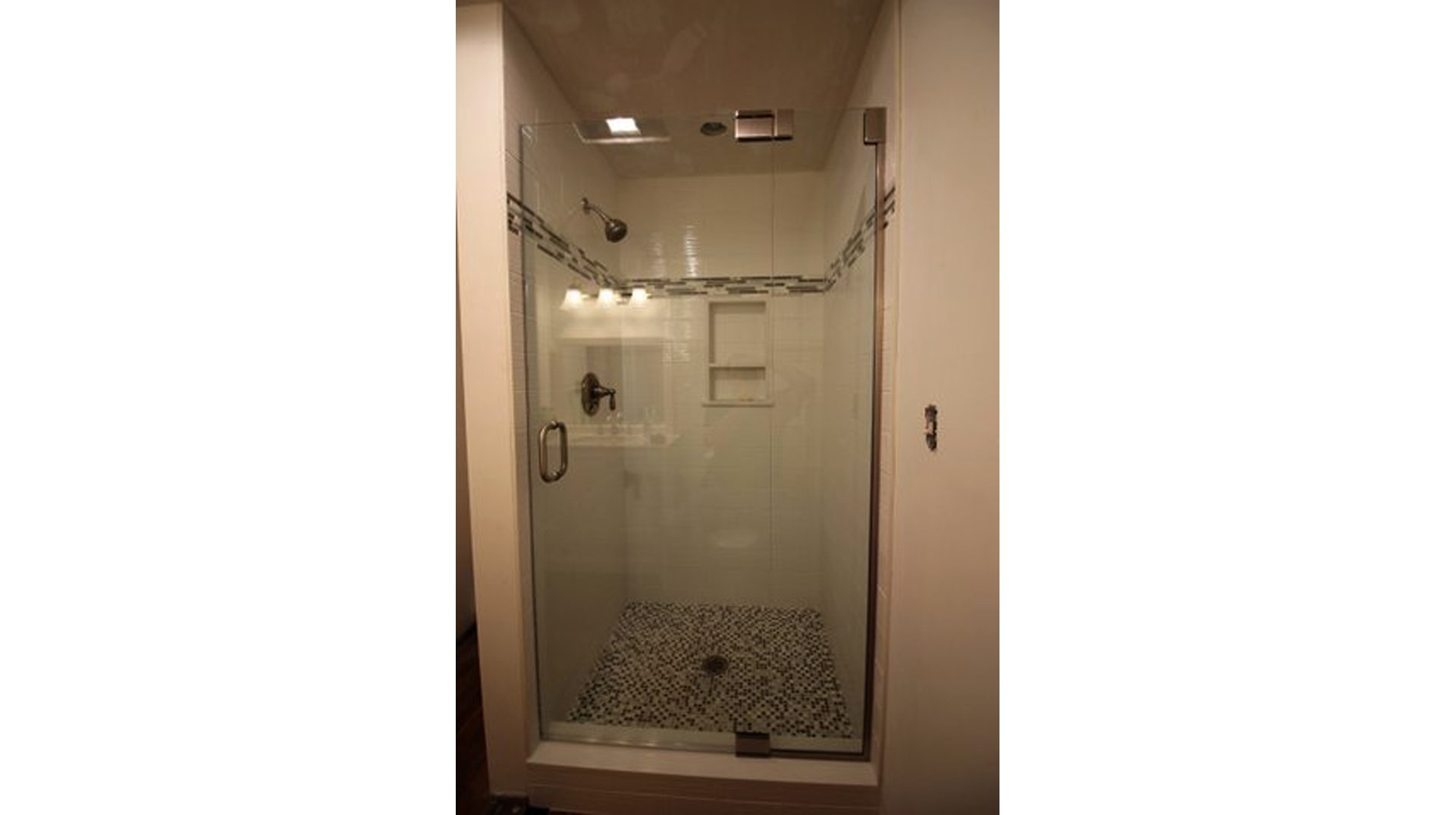 frameless glass shower door