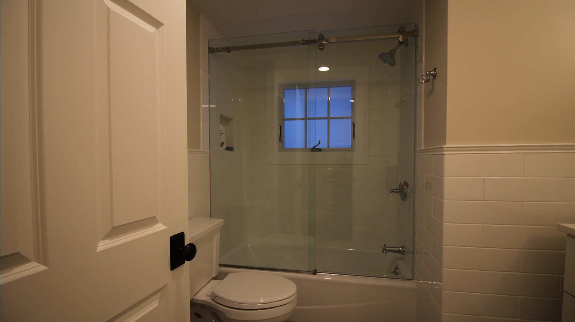 frameless sliding glass shower door