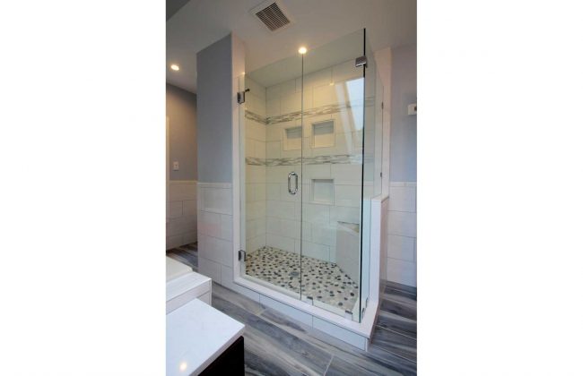 frameless glass shower enclosure quincy ma
