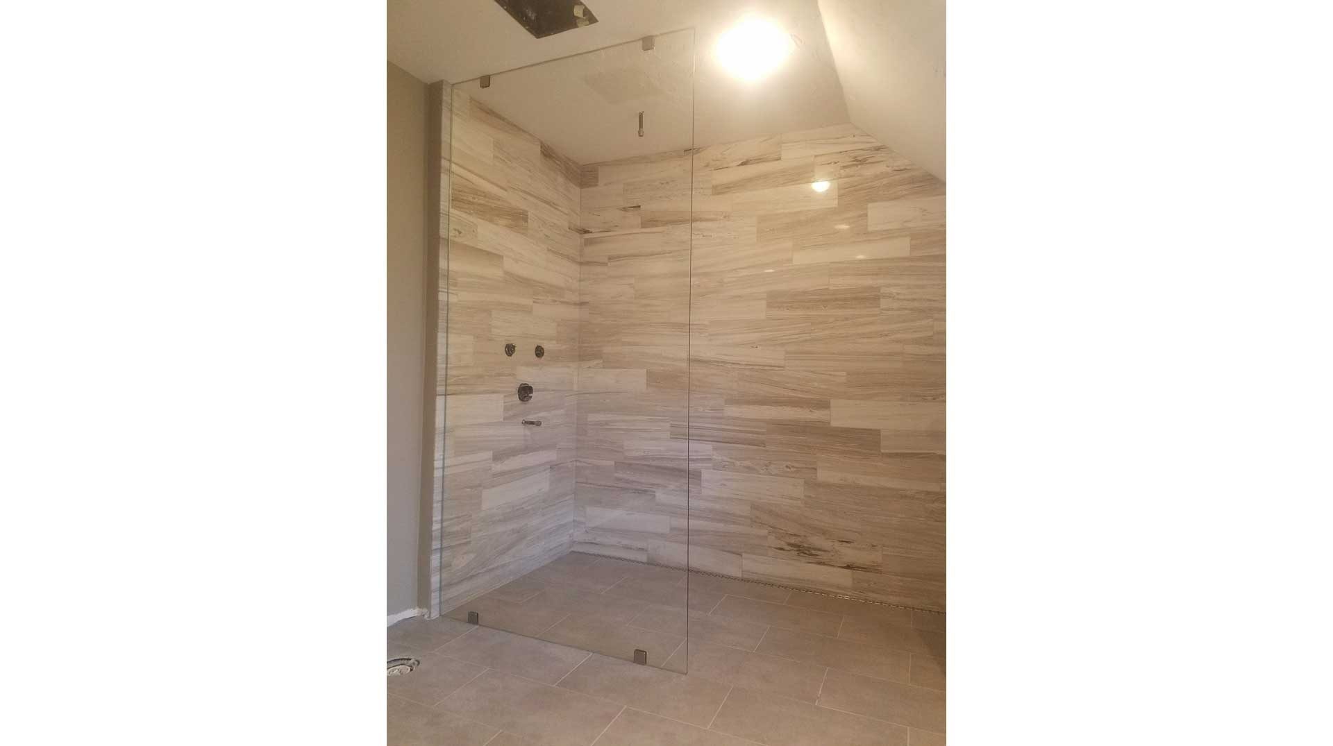 Frameless Glass Shower Enclosure in Falmouth MA
