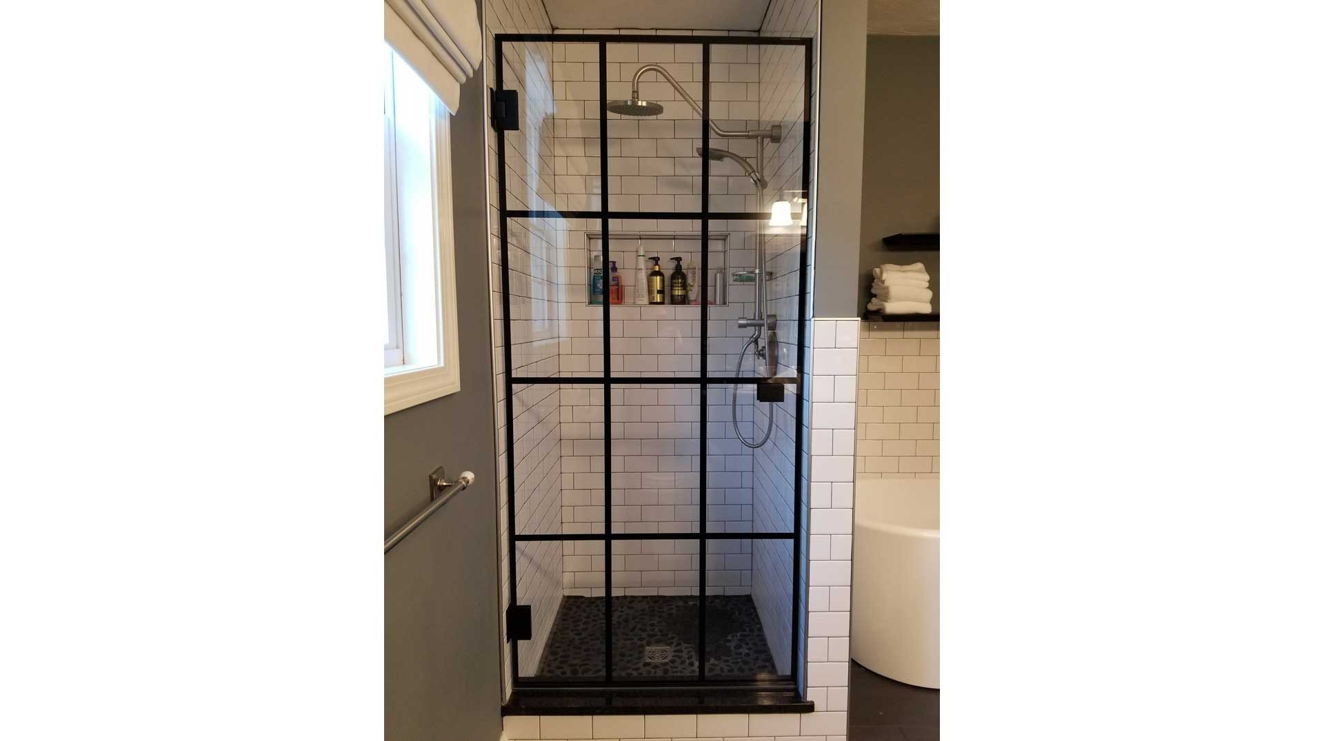 Ceramic In-Glass Shower Door