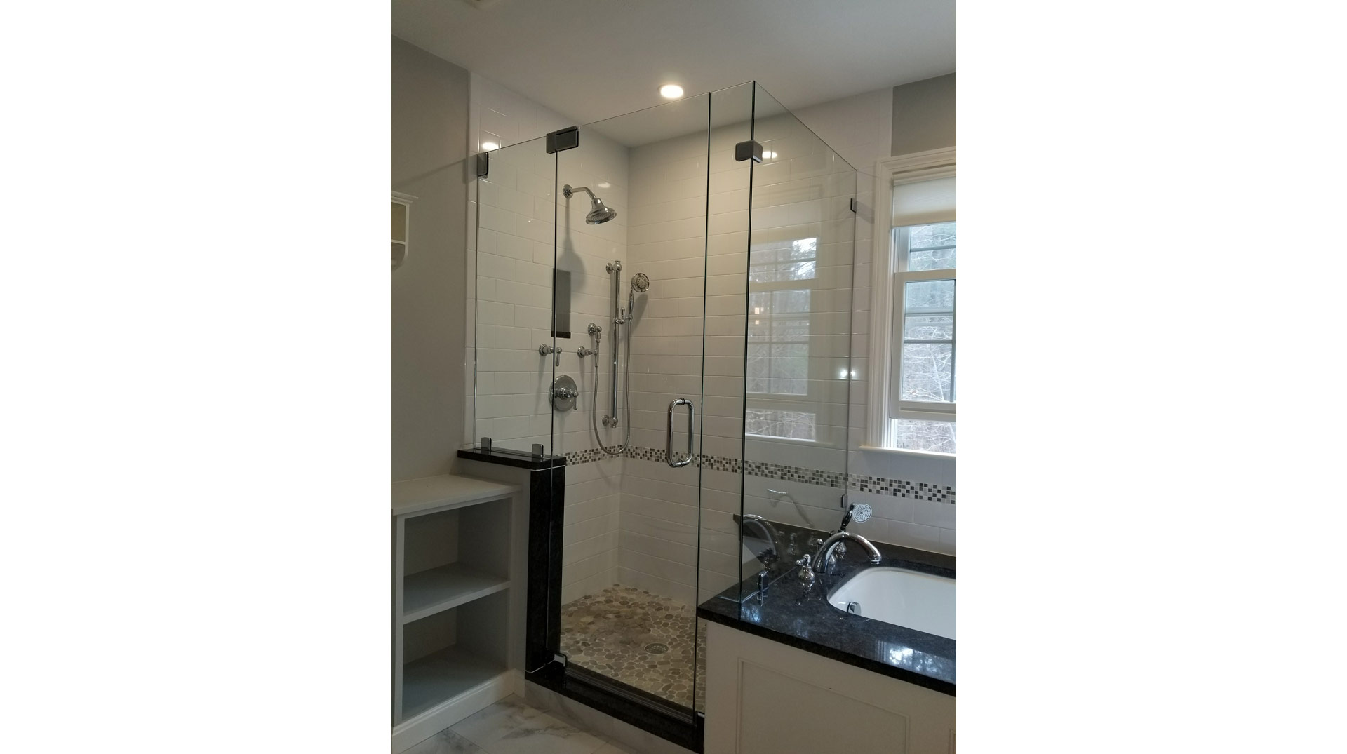 Frameless Glass Shower Enclosure In Bridgewater Ma Signature Glass Inc