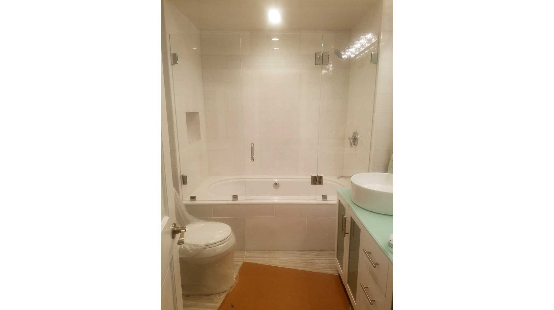 Frameless Shower Enclosure in Fall River MA